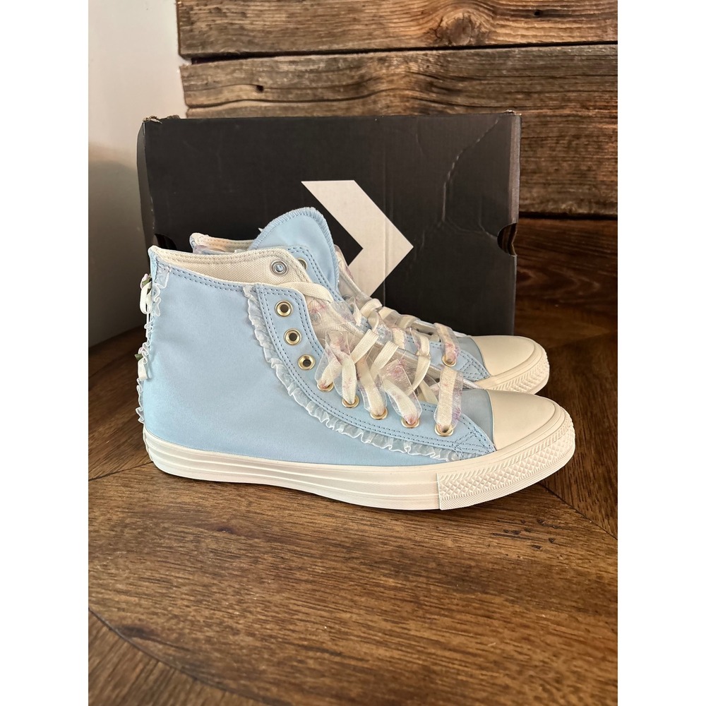 Converse Chuck Taylor All Star Hi Clear Skies Blue Ruffle A22764C Men 8 W 10